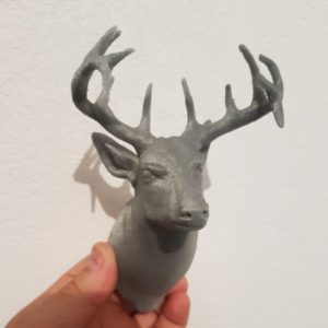 Buste Cerf décoration Impression 3D PLA 3D SAVOIE
