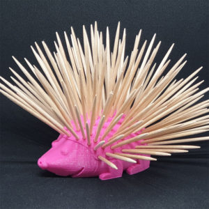 Support cure dent porc epic décoration Impression 3D PLA plastique introuvable 3D SAVOIE