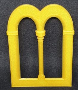maquette chateau fenêtre Impression 3D PLA plastique introuvable 3D SAVOIE