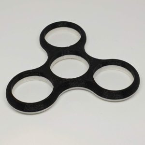 Spinner bi-couleur Fidget décoration jeu amusement enfant Impression 3D PLA plastique introuvable 3D SAVOIE