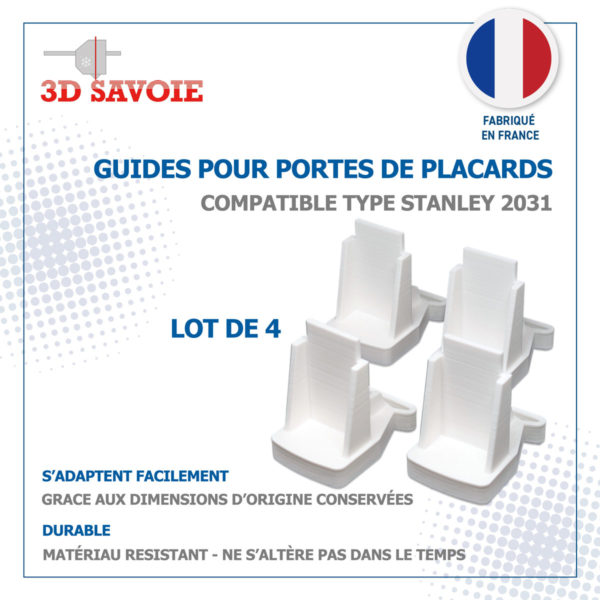 guides stanley 2031 pour porte coulissante placard leroy merlin castorama brico depot marche