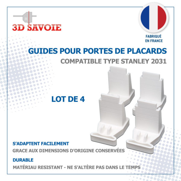 guides stanley 2031 pour porte coulissante placard leroy merlin castorama brico depot marche