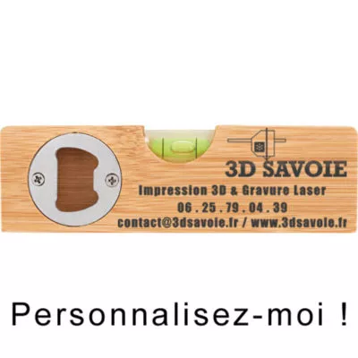 Niveau à bulle décapsuleur personnalisé