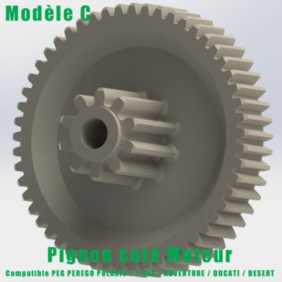 Pignon Engrenage pour moteur PEG PEREGO Polaris T-Rex Adventure Desert Ducati (Modèle C)