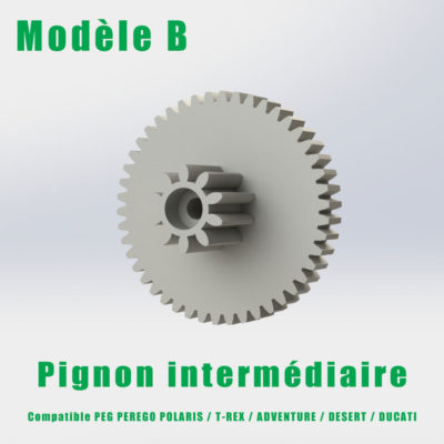 Pignon Engrenage pour moteur PEG PEREGO Polaris T-Rex Adventure Desert Ducati (Modèle B)