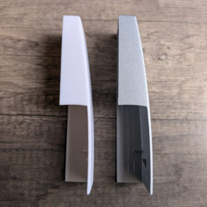 Habillage carénage plastique pour porte fenetre pvc interieur