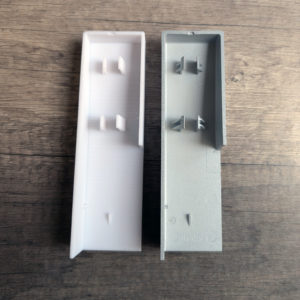 Habillage carénage plastique pour porte fenetre pvc interieur