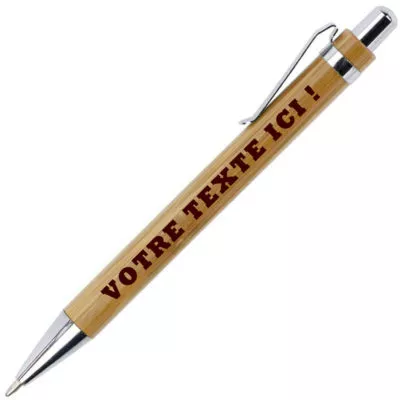 Stylo à bille en bambou personnalisé