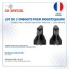 embout guide pour moustiquaire rideau type castorama protek