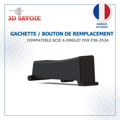 Gâchette – Bouton de remplacement compatible Scie à Onglet Fox F36-252A