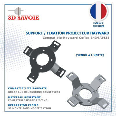 Support Fixation en croix compatible projecteur HAYWARD COFIES 3434 ou 3435